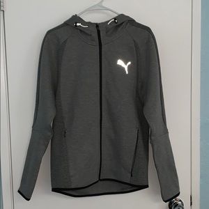 grey puma sweater